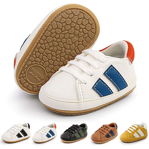 Meckior Infant Baby Boys Girls Classic PU Leather Wedding Loafers Brogue Toddler Oxford Dress Shoes First Steps Walking Flat Lazy Crib Shoe