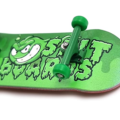 SPITBOARDS Fingerboard Bearing Wheels, CNC Polyurethane, Set of 4 Wheels, Finger Skate Wheels, Wheels (White)