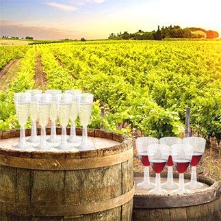 100 Bicchieri Da Vino Biodegradabili In PLA - Calici Compostabili Per Feste - Foto 9