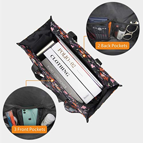Image of TOPDesign Utility Water Resistant Tote Bag with 13 Pockets, Top Zipper Closure & Thick Bottom Support, for Working Women