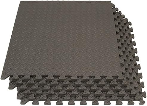 Amazon Co Jp リーディングエッジ Eva ジョイントマット 大判 60cm 厚み1 2cm 6枚セット 約1 8 1 2m 床保護 ジョイント マット グレー Le Gmt06 ホーム キッチン