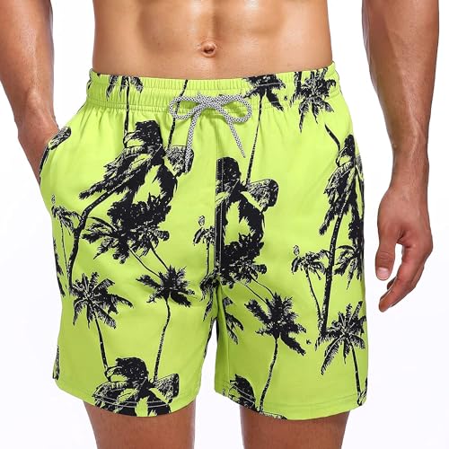Dresofu Mens Swim Trunks Quick Dry Swim Shorts with Mesh Lining Funny Swimwear Bathing Suits2