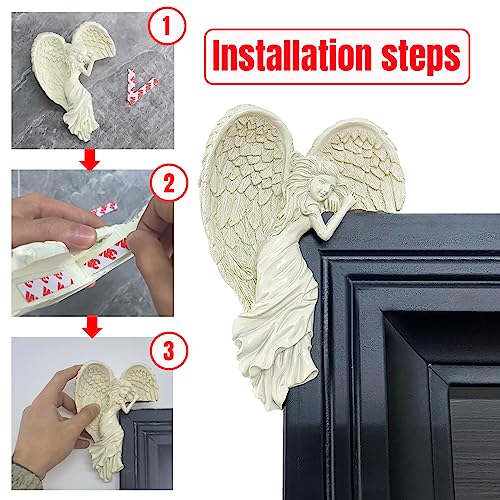 Escultura Alas de Ángel en Resina para Pared y Esquina miniatura 6