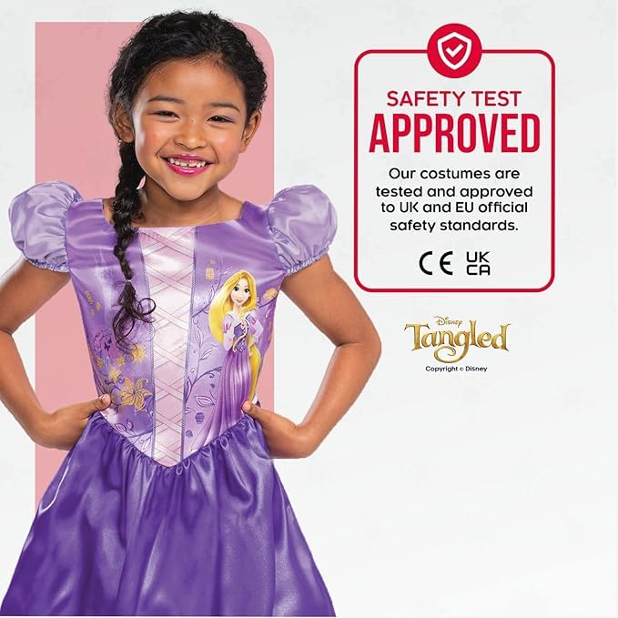 Disfraz Oficial Disney Rapunzel para Niñas Talla S miniatura 7