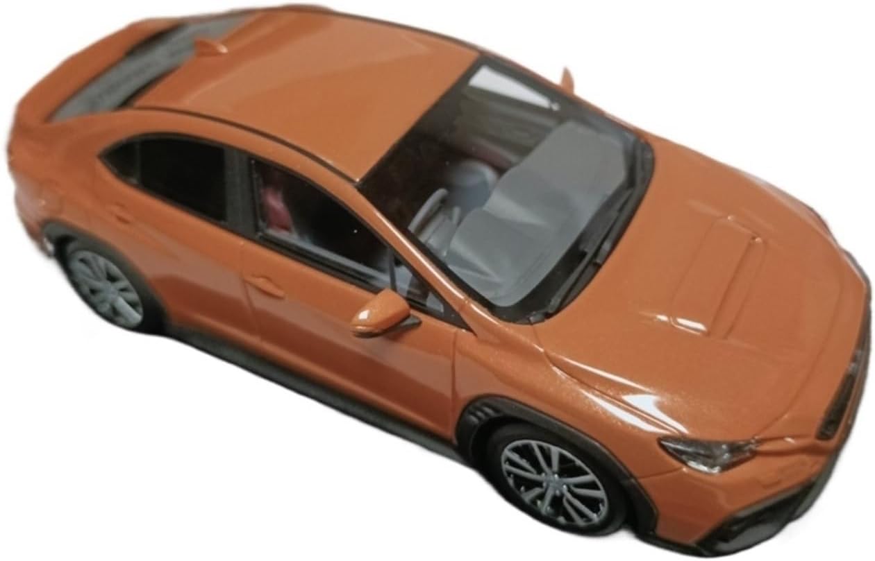 Scale Diecast Metal Model Toy 1 43 for Subaru WRX S4 STi Sport R Tuning Sports Car Model Orange Toy Metal Ornament for Display or Collectible