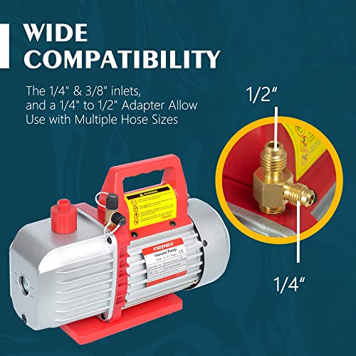 Kozyvacu TA350 Single-Stage Hvac Vacuum Pump thumb #3