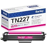 barley TN227 TN227M Toner Cartridge Compatible TN227 Toner Cartridge Replacement for Brother MFC-L3770CDW MFC-L3710CW HL-L3290CDW HL-L3210CW HL-L3270CDW Printer (1 Magenta)