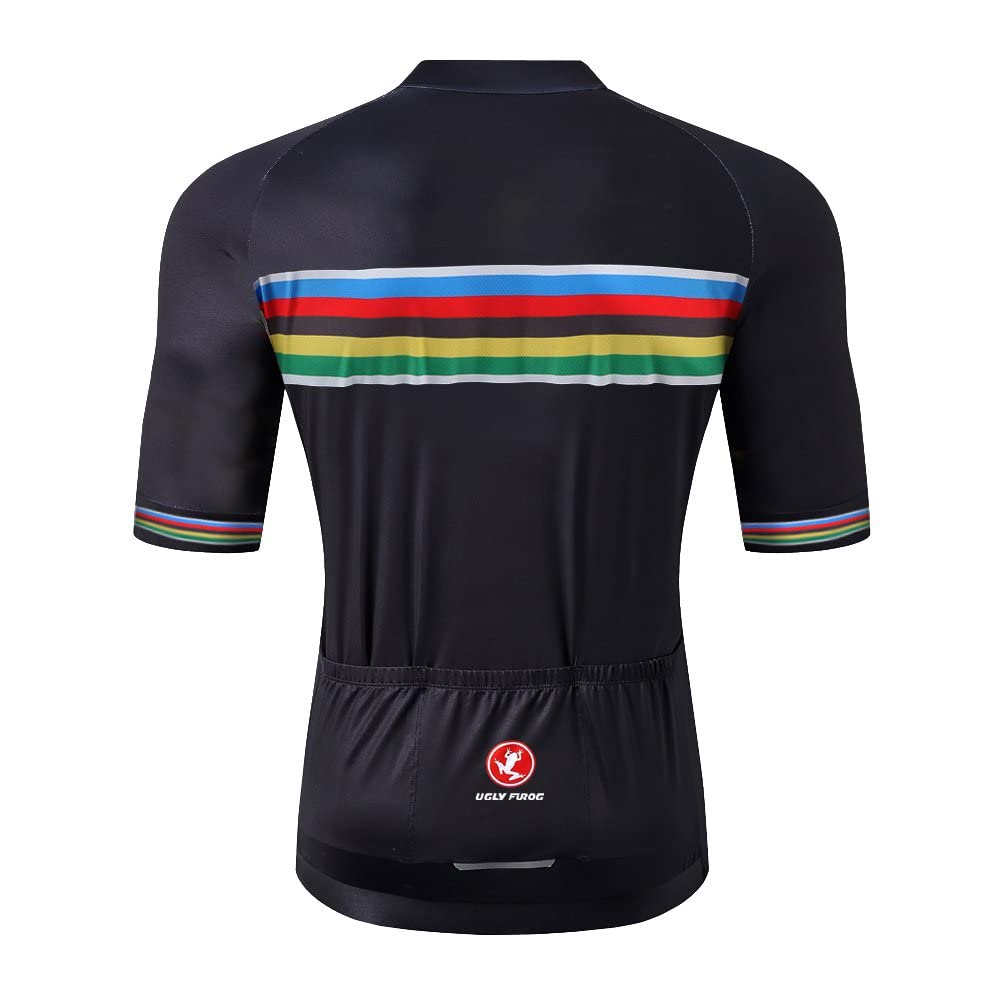UGLY FROG Racing Maglia da Uomo MTB Asciugatura Rapida Traspirante per Mountain Bike Ciclismo Palestra