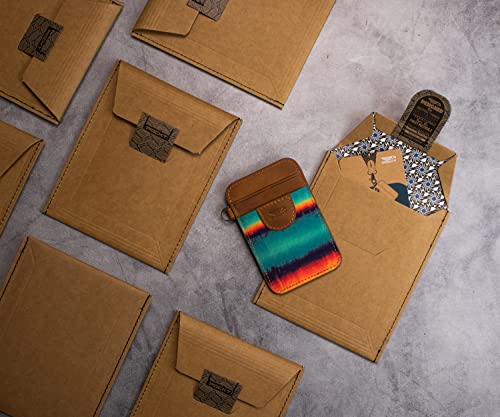 Pockt Slim Card Holder Wallet For Men And Women - Minimalist Front Pocket Wallet Elastic Credit Card Holder Genuine Leather Rfid Blocking Card Case Wallets | Grunge #TOP5