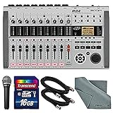 Zoom R24 Multi-Track Recorder, Interface, Controller, and Sampler with Samson Supercardioid...