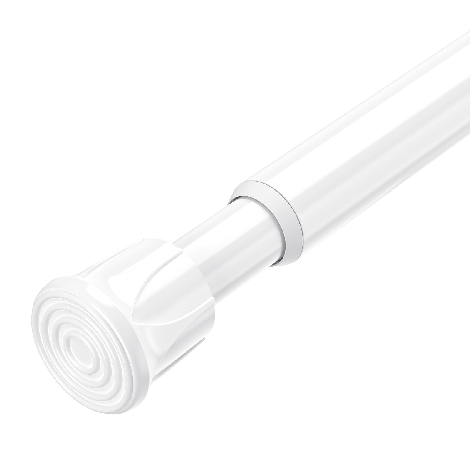 AIZESI Tension Rods for Windows 28 to 48 inch, White
