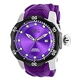 Invicta Men's Venom Purple Silicone Band Steel Case Automatic Analog Watch 19306