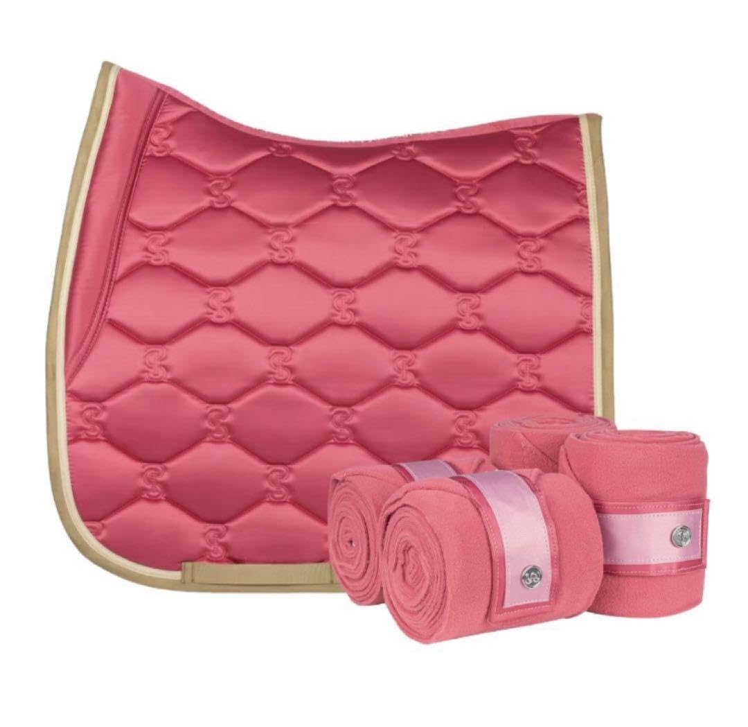 乗馬 馬場ゼッケン 肢巻セット 脚巻 プロテクター サドルパッド 馬場用 ピンク Amazon.co.jp: 乗馬ゼッケン 肢巻 プロテクター セット ピンク