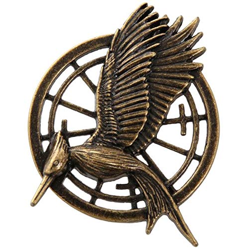 Brooch The Hunger Games - Broche en bronze - Motif geai moqueur