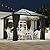 10'x10' Hardtop Gazebo, Outdoor Polycarbonate Roof Gazebo, Heavy Duty Metal Permanent Pavilion with Curtains & Netting for Backyard, Patio, Deck (Polycarbonate Top)