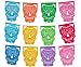 Day of The Dead Plastic Papel Picado I Cabezita Calavera I Multi-Colors 12 Plastic Panels I Dia De Los Muertos Plastic Papel Picado Banner I Over 12 Feet Long Hanging