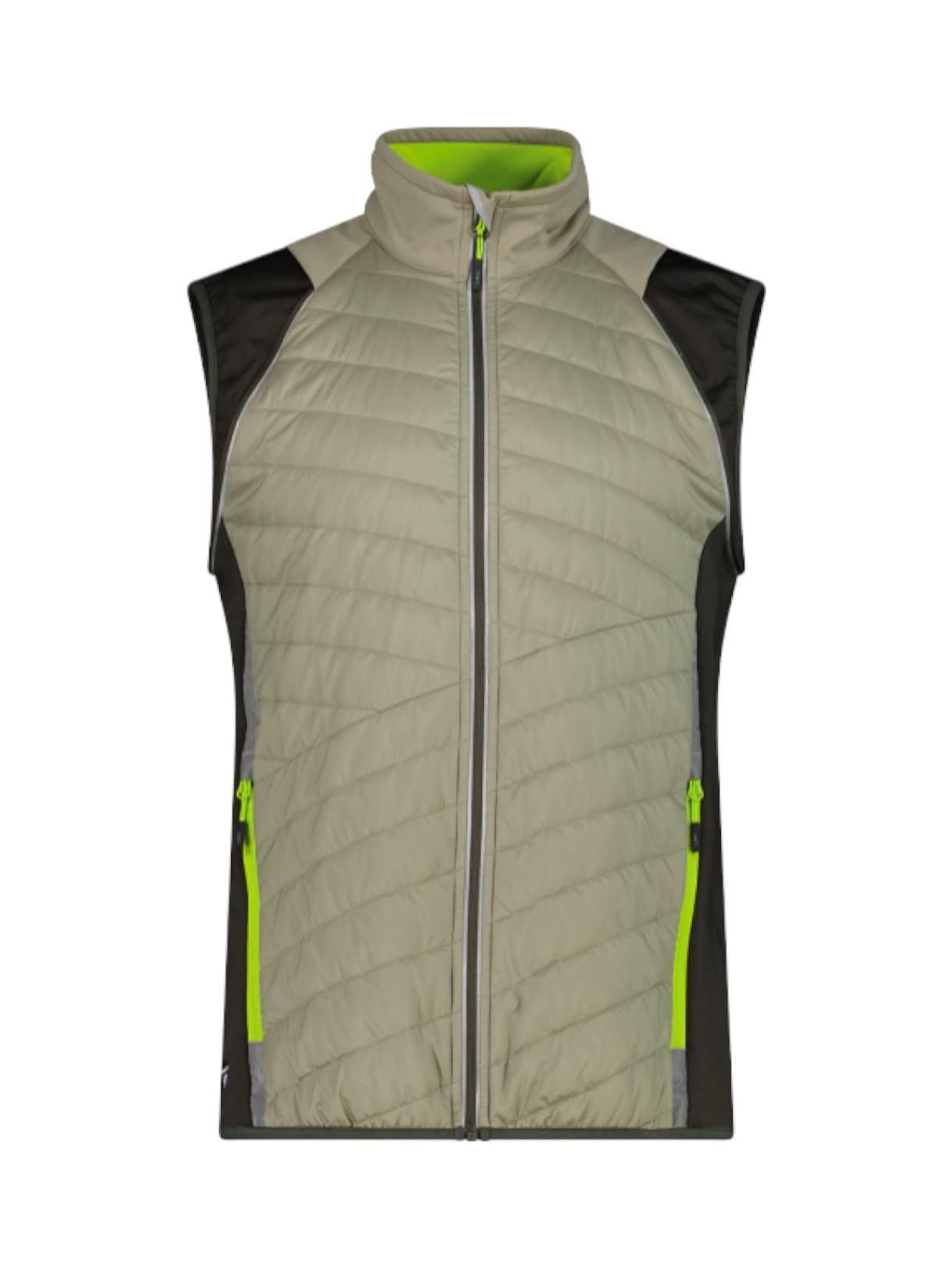 CMP MAN JACKET WITH DETACHABLE SLEEVES SAGE-PINE