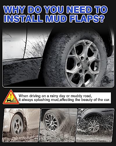 Image of Autorder Mud Flaps Fit for 2024-2026 Subaru Crosstrek Base /Premium /Sport /Limited Accessories(Not Fit Crosstalk Wilderness) Splash Guards Mudflap Fender Flares Front and Rear Mud Guard Set 4PCS