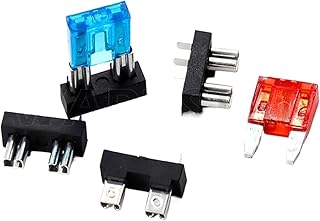 5 Pairs Car Car Boat Fuse Holder Small Medium Mini Car Blade 32V Suitable for PCB Board 2A 3A 5A 7.5A 10A 15A 20A 25A 30A 35A 40A (Color : Small, Size : 7.5A)