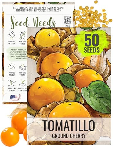 Seed Needs Ground Cherry Tomatillo Seeds to Plant Heirloom 1 Pack