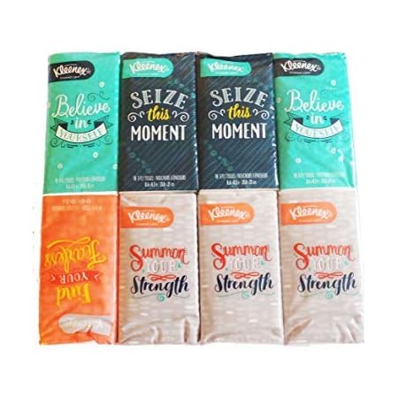 Amazon.com: Kleenex On-The-Go Packs Facial Tissues, 10 Count (Pack of ...