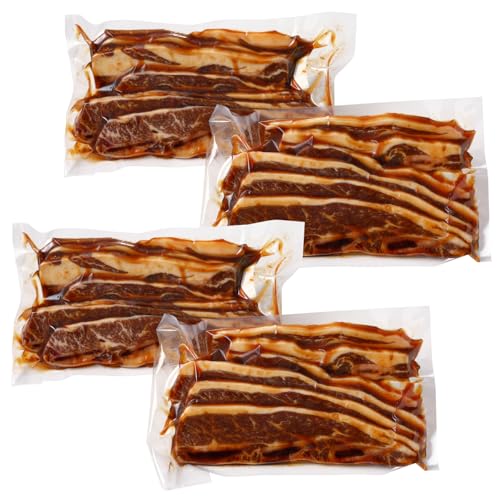 ジャムキチフーズ 牛骨付きBBQ カルビ 大容量2kg(500g×4袋入)