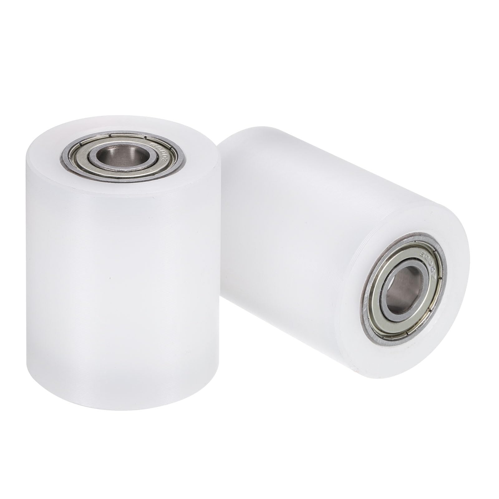 uxcell 2Pcs Nylon Roller Wheel with Bearings, 5/8" Bore x 1-7/8" Width x 4-3/4" Length, CNC Guiding Wheel Flat Belt Idler, Nylon Pulley (White) — Amazon image 27