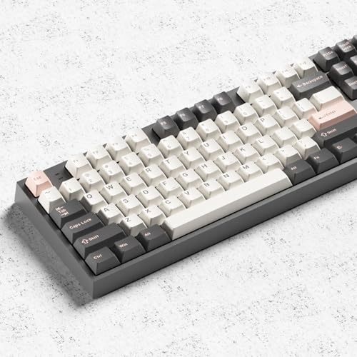 Image of Fogruaden PBT Keycaps Set, Cherry Profile Custom Keycap for Mechanical Keyboard Pink Olivia Keycaps