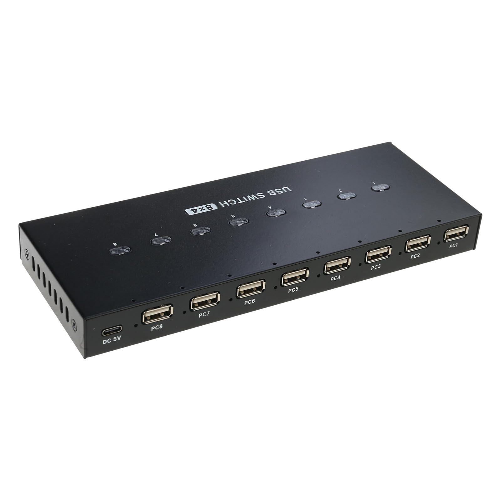 Manuelle USB Umschaltung, 8-Port USB, Splitter für 8 Sharing Peripheriegeräte, Drucker, Büro, Zuhause, USB2.0-Hubs, Computer Sharing Hubs