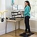 Best Choice Products 36in Standing Desk, Height Adjustable 2-Tier Desk Converter, Sit to Stand Computer Monitor Riser, Ergonomic Workstation, Black