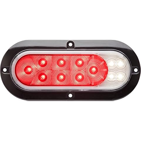 Optronics STL211XRFHB Fusion Gen II 4" LED Combination Stop/Turn/Tail/Back-Up Light, Red Cover