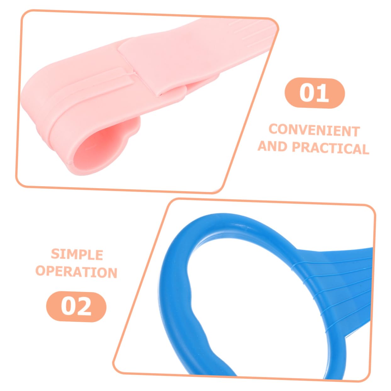 HANABASS Baby Bed Pull Ring Crib Toy for Walking Help Stand up Pull Rings for Infants Comfortable Grip