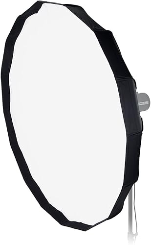 Miniatura 3 de Pro Studio Solutions EZ-Pro - Plato de belleza y caja de luz de 48 pulgadas (47.2 in) con Speedotron Speedring  Plato de belleza plegable suave con