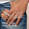 Aeon 925 Sterling Silver Court Wedding Ring – 3mm & 5mm | Comfort Fit for Men & Women | Sizes J-Z | Premium Quality for Life's Special Moments #2