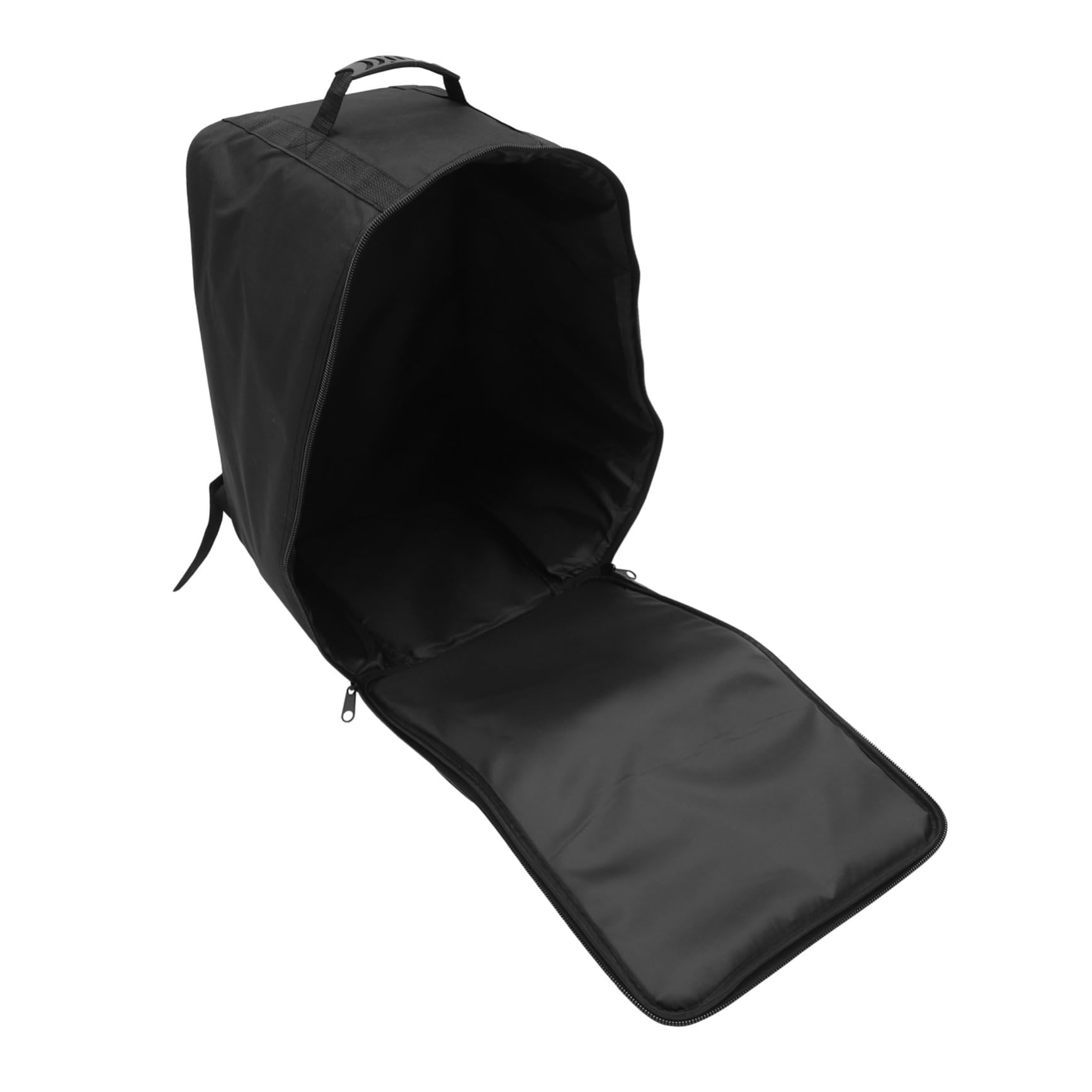 Garneck Ergonomic Cajon Backpack Waterproof Drum Bag Music Instrument Holder Compact Drum Container Black Random Style