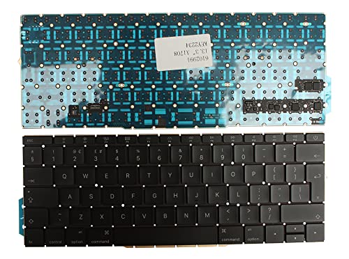 Clavier AZERTY MacBook Pro 13 2016 noir rétroéclairé Keyboards4Laptops