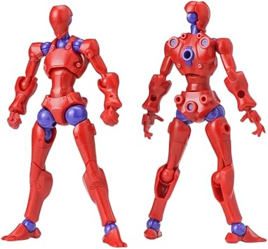 Sheik Mainland 3MIN-A Assaulter Red 1/18 Scale Action Figure Set 2 Figures/Box, 3.75 inches Tall. Collectors Model for Ages 15+