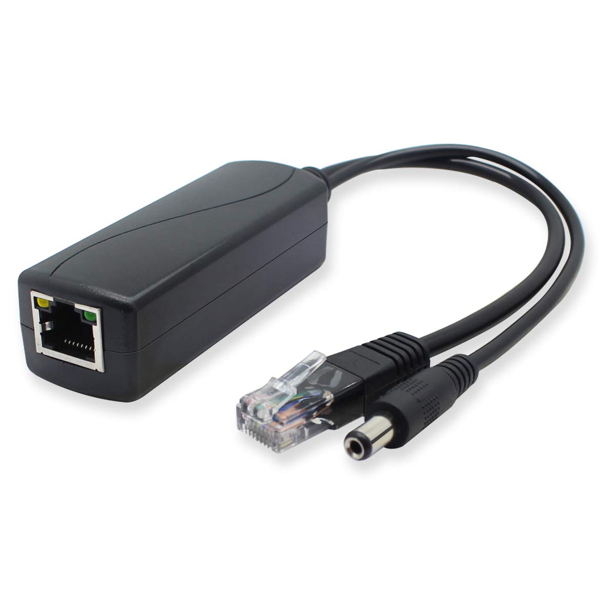 ANVISION Paquet de 4 séparateurs Gigabit PoE, Adaptateur Ethernet 48V à 12V 2A, pour caméra de sécurité AP, Voip et Plus, AV-PS12-G
