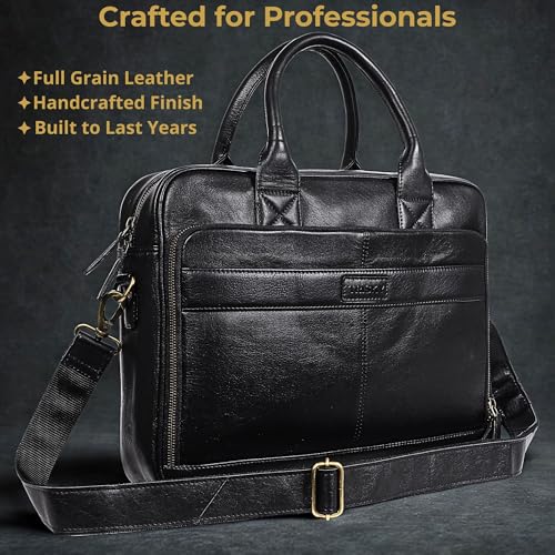 Bolso para Laptop de Cuero TRISKY miniatura 3