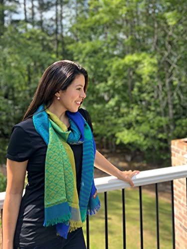 Heavenly Baby Alpaca Wool Scarf for Men and Women, Luxury Fiber & Silk Unisex Scarves Soft Warm Winter Wraps2