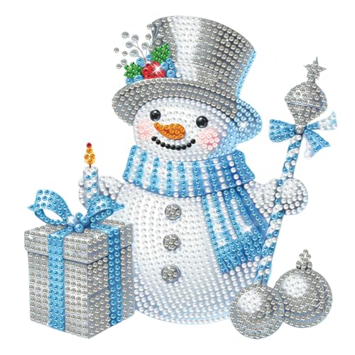 Kit de peinture diamant bonhomme de neige Ceitura en acrylique fait main pour adultes