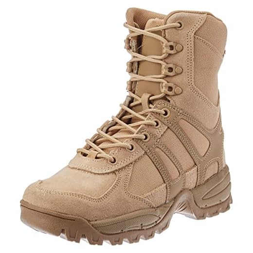 Botas de Cuero para Hombre de la policía de Seguridad Militar de Combate, generación II, Color Caqui táctico, Talla 10