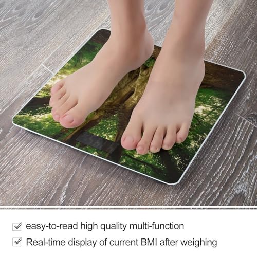 Báscula digital de baño con plataforma de vidrio templado miniatura 5