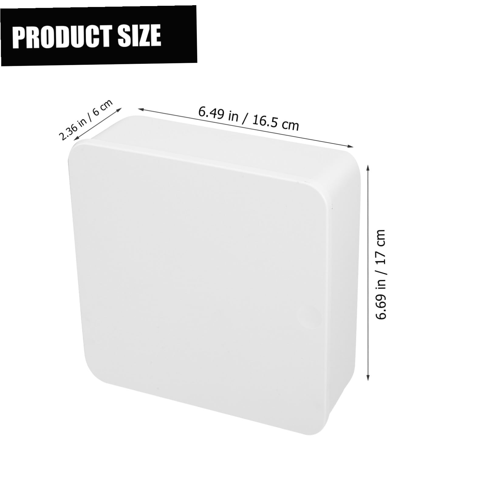 STOBAZA Portachiavi Magnetico in Plastica Bianco per Ingresso Moderno e Organizzazione di Chiavi