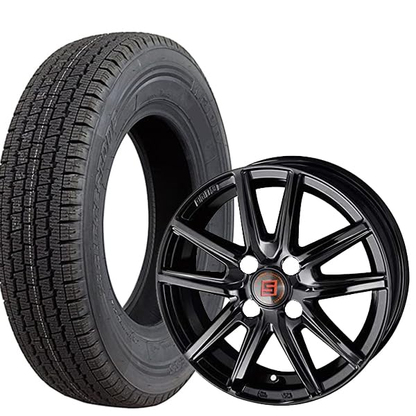 Amazon | スタッドレスタイヤ ホイールセット ブリヂストン 145/80R12 