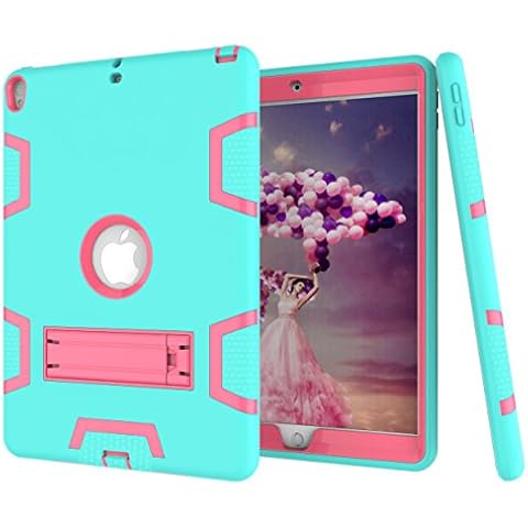 iPad Pro 10.5" Case 2017, Beimu 3in1 Full-body Heavy Duty Armor Defender Shock-Absorption / High Impact Resistant PC+Silicone Case with Built-in Kickstand for Apple iPad Pro 10.5 Inch 2017 Model Cover