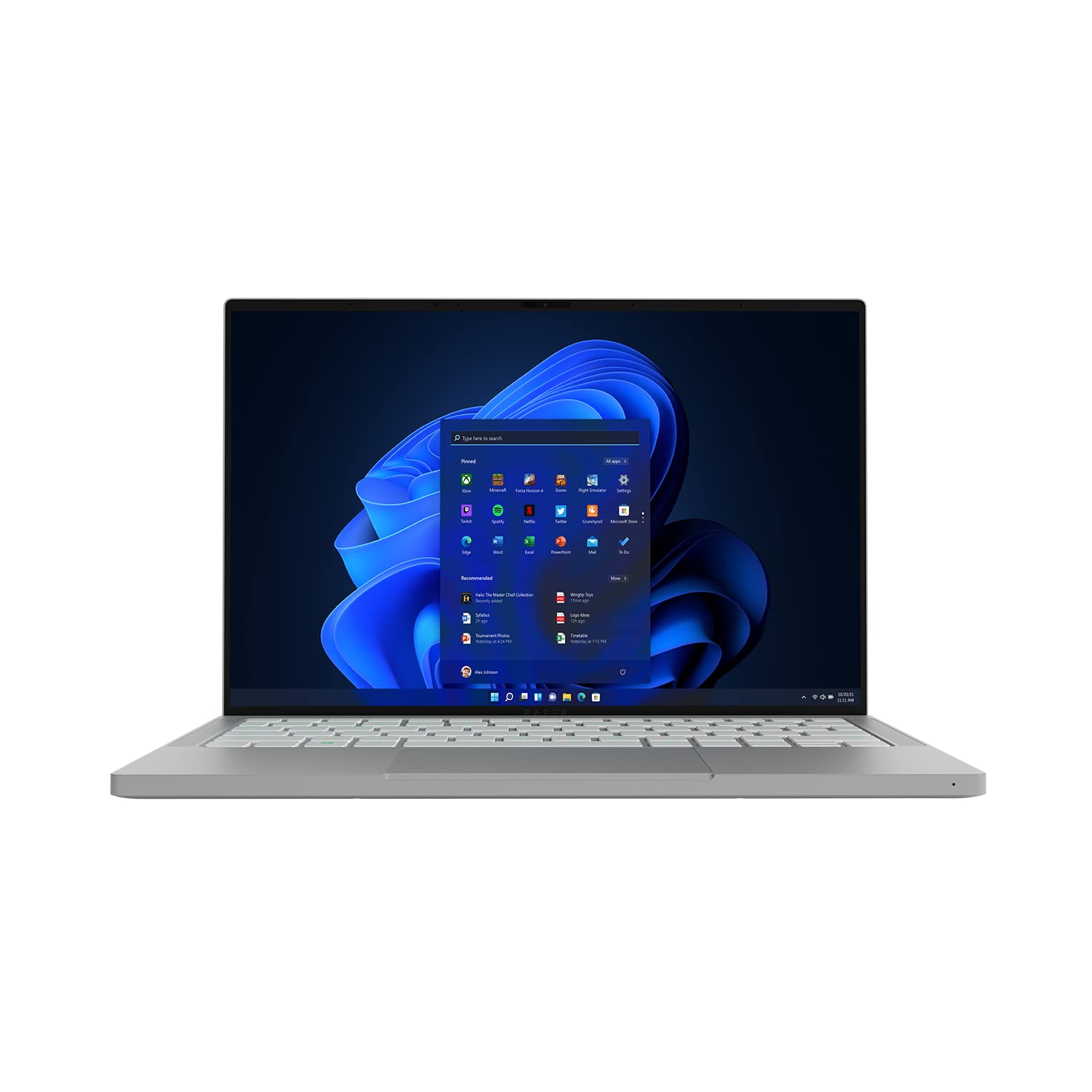 Razer Book 13 - Ultra Lightweight Productivity Laptop (13.4 Inch Touch FHD-60Hz Display, Intel Core i7-1165G7, 16GB RAM, 512GB SSD, Iris Xe, Windows 11) UK Layout | Mercury