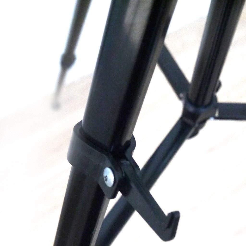 Cavalletto in Alluminio per Esterni, cavalletto per artisti, cavalletto Pieghevole Portatile Regolabile, Nero