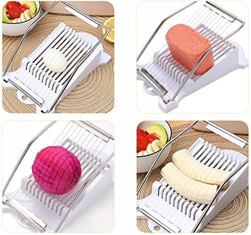 Natalieyntn Swivel Vegetable Peeler & Egg Slicer Heavy Duty - Stainless Steel Double-Blade Cucumber Peeler, Ergonomic Hand Grip With Blemish Remover - Egg Slicers & Veggie Peelers For Kitchen Set #TOP7