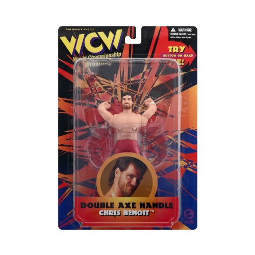 WCW Wrestling Action Figure Double Axe Handle Chris Benoit